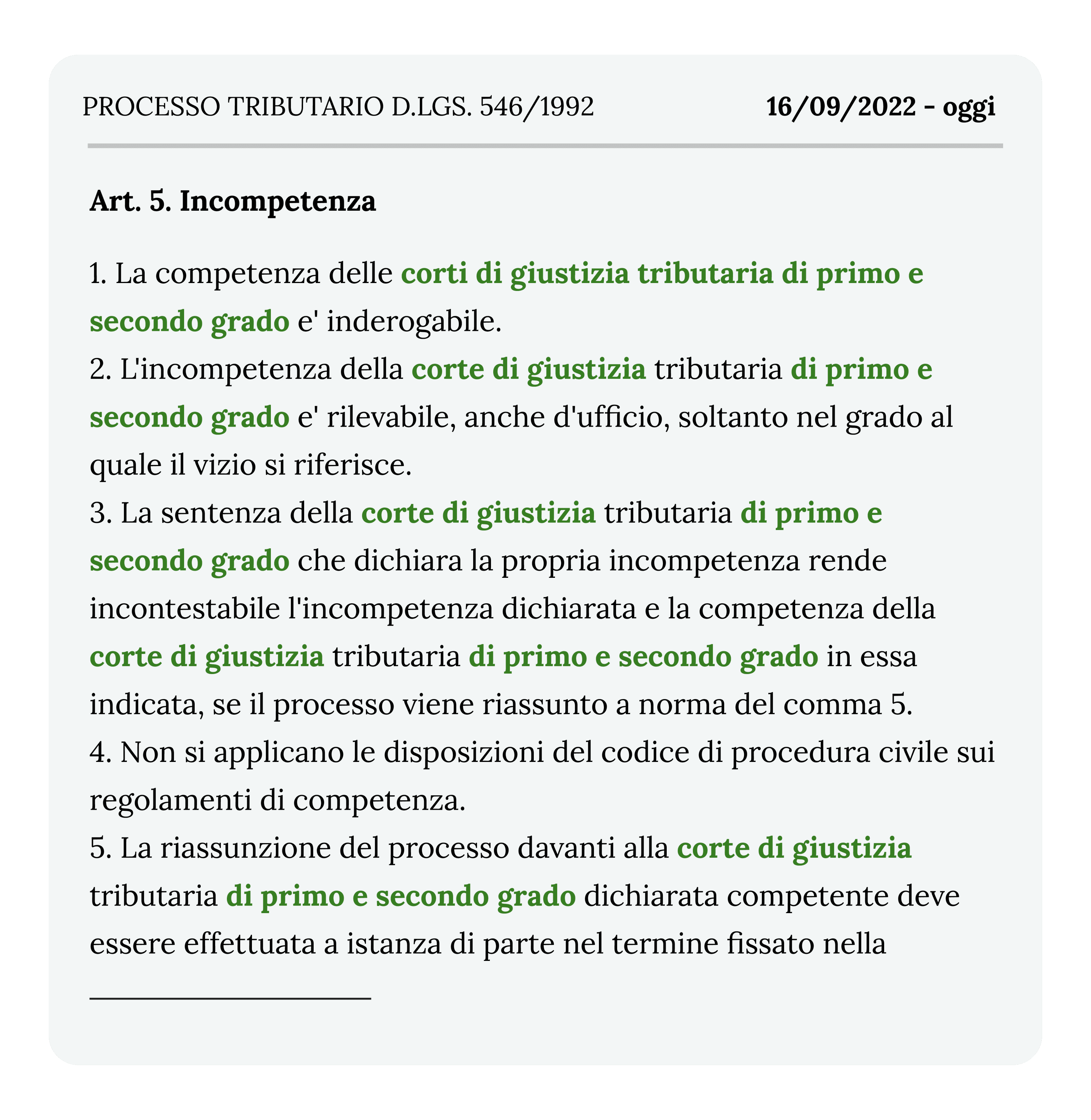 Vigenza 2 - Processo Tributario