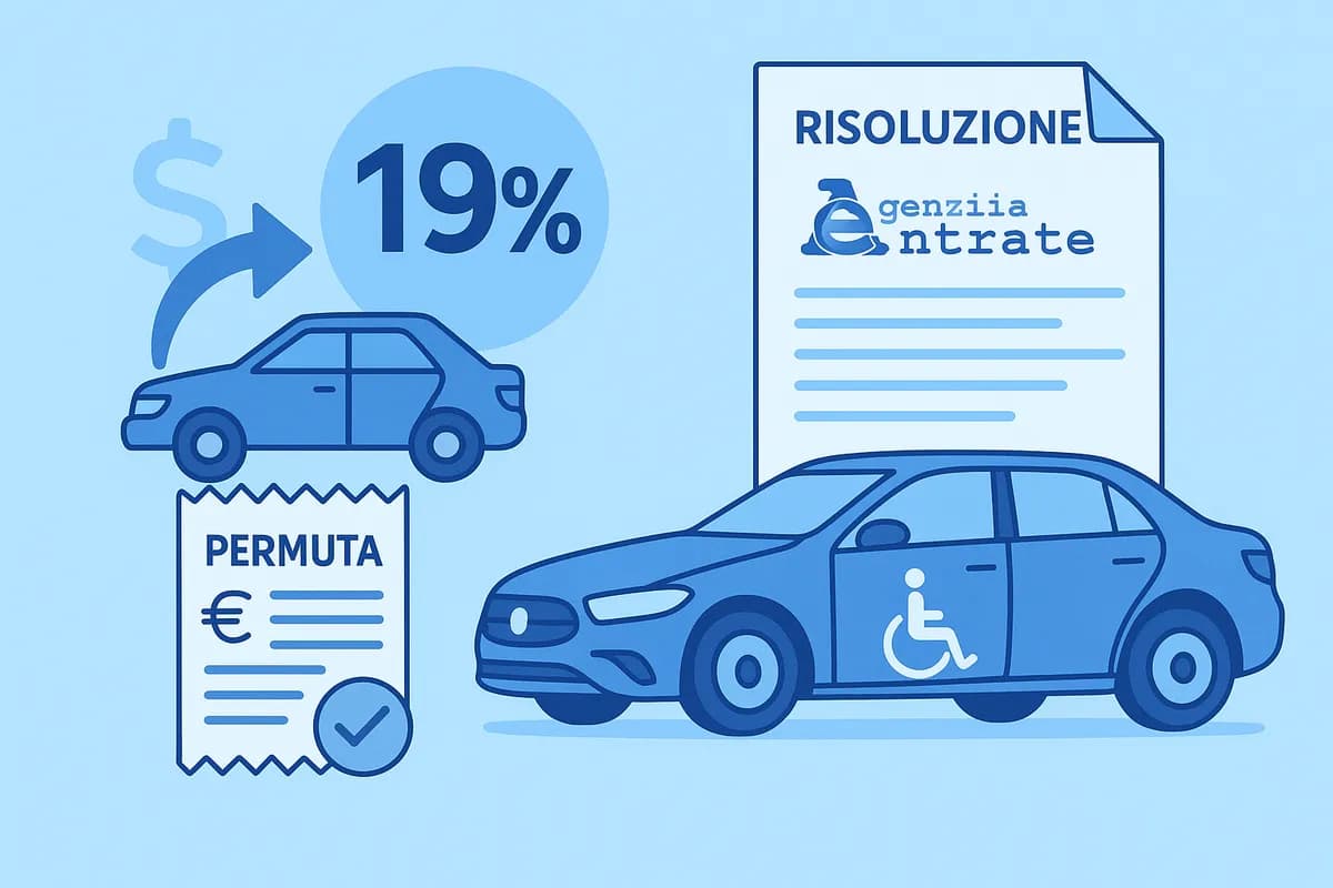 Detrazione 19% per veicoli destinati ai disabili: ok anche alla permuta dell'usato