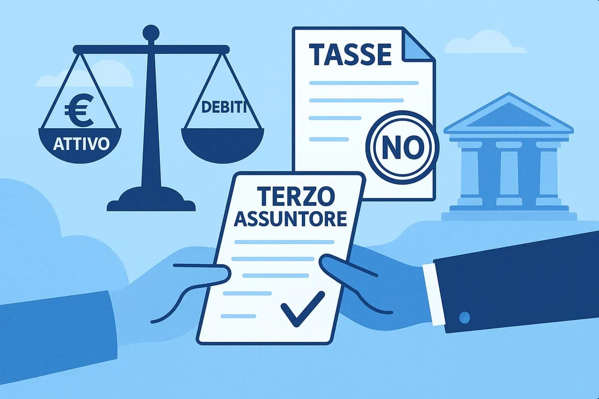 Concordato fallimentare con terzo assuntore: la Cassazione riscrive le regole sull'imposta di registro