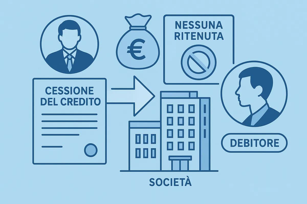 Cessione del credito professionale: nessuna ritenuta per il debitore in concordato