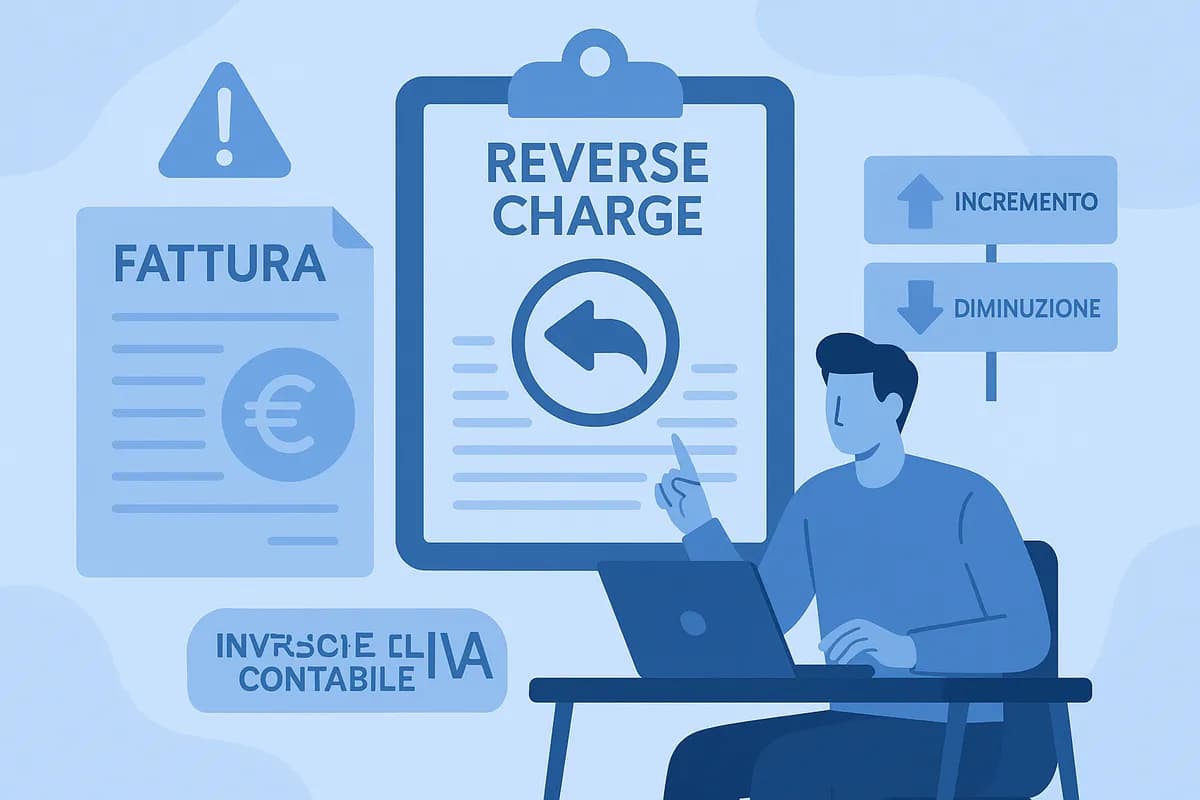Inversione contabile IVA: chiarimenti sulle modalità di fatturazione e rettifica degli imponibili
