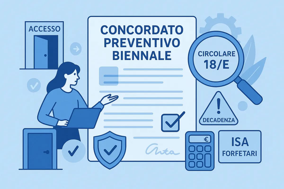 Concordato preventivo biennale: le regole operative nella circolare 18/E